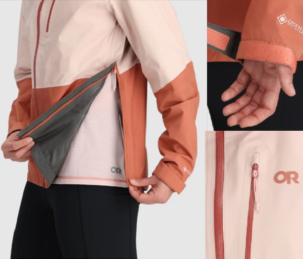 Torso Zip - Velcro Sleeve - Chest Pocket