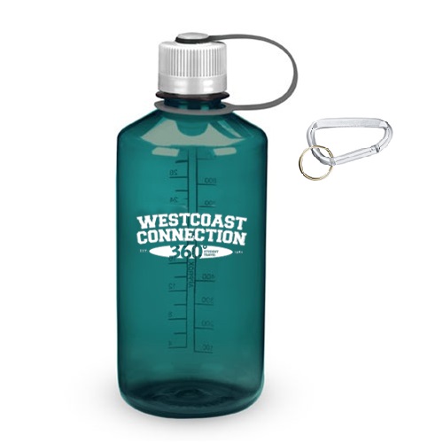 WCC/360° Nalgene 32 oz BPA-free Retro Water Bottle